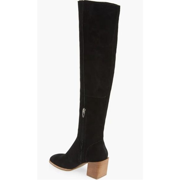 TREASURE & BOND Women's Dylan Over-the-Knee Black Suede Boots size 7M NWOB - Picture 3 of 12